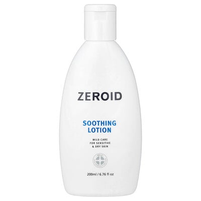 Zeroid, Lugnande lotion, för känslig och torr hud, 200 ml