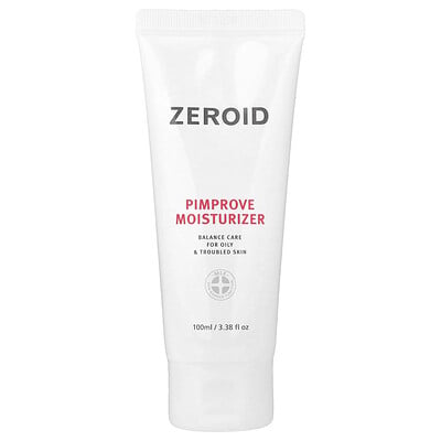Zeroid, Piimprove Fuktkräm, För fet och problemhud, 100 ml