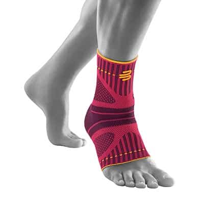 Bauerfeind Sports Ankle Support Dynamic - Ankelstöd - Rosa, XS