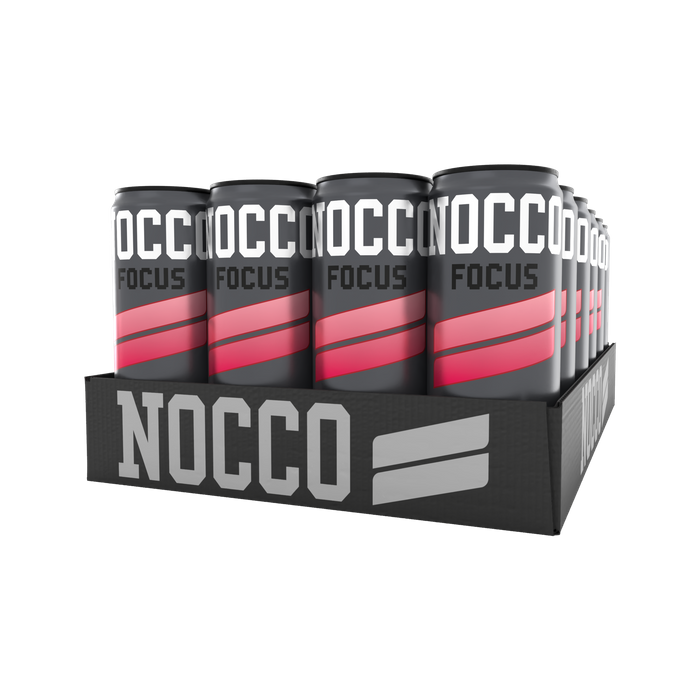 NOCCO FOCUS The Berries 24-pack, 180mg koffein - sockerfri funktionsdryck