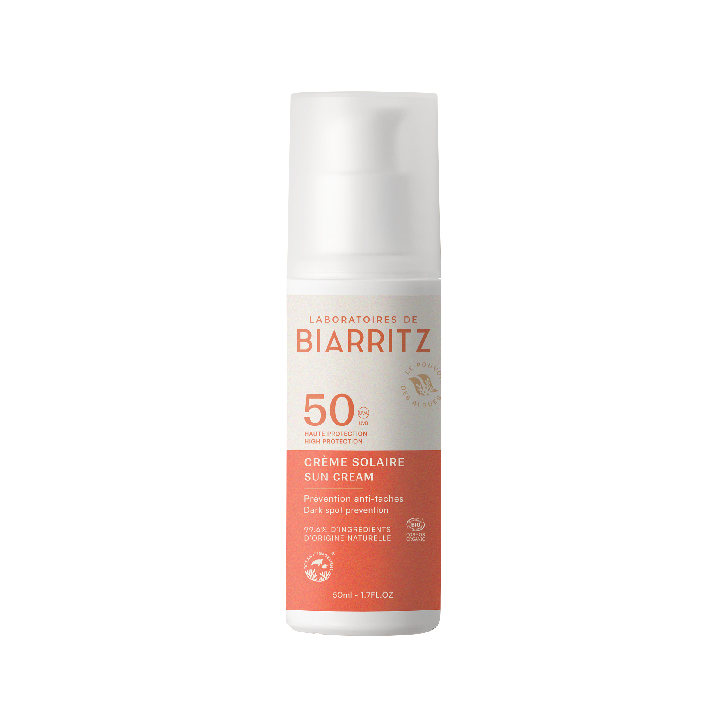 Naturligt Solskydd Ansikte SPF50 50 ml