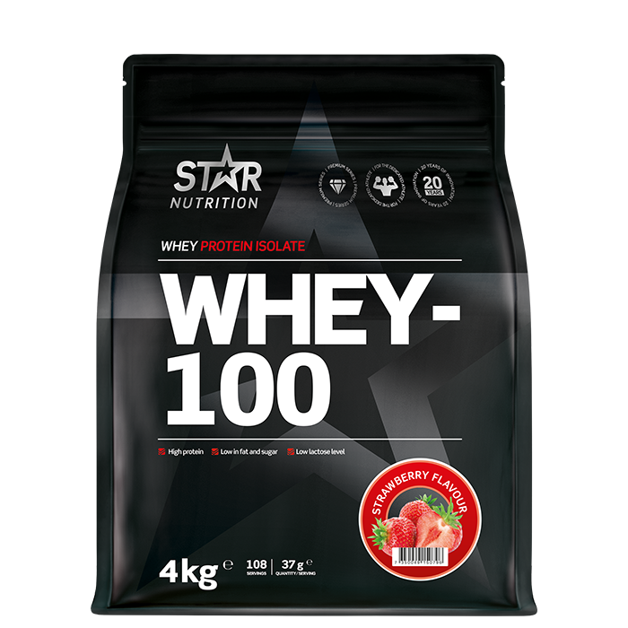 Whey-100 Vassleprotein 4 kg