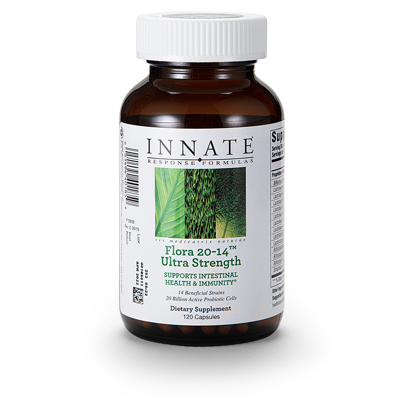 Innate Response Flora 20-14 Ultra Strength Probiotika 120 kapslar