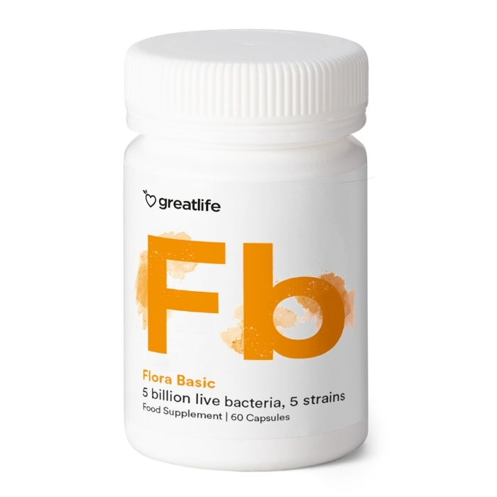 Greatlife Flora Basic Probiotika 60 kapslar