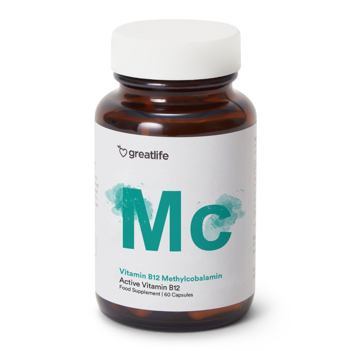 Greatlife Vitamin B12 Metylkobalamin 60 kapslar