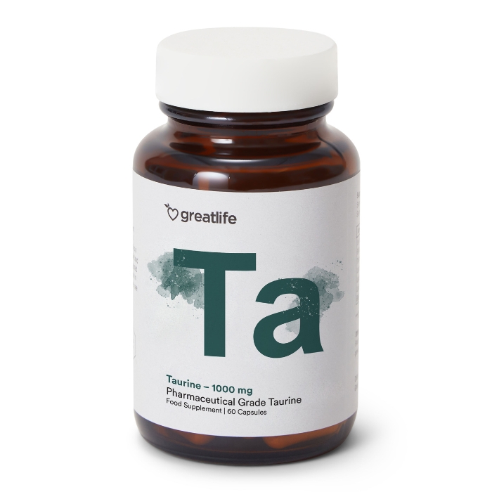 Greatlife Taurine – 1000 mg 60 kapslar