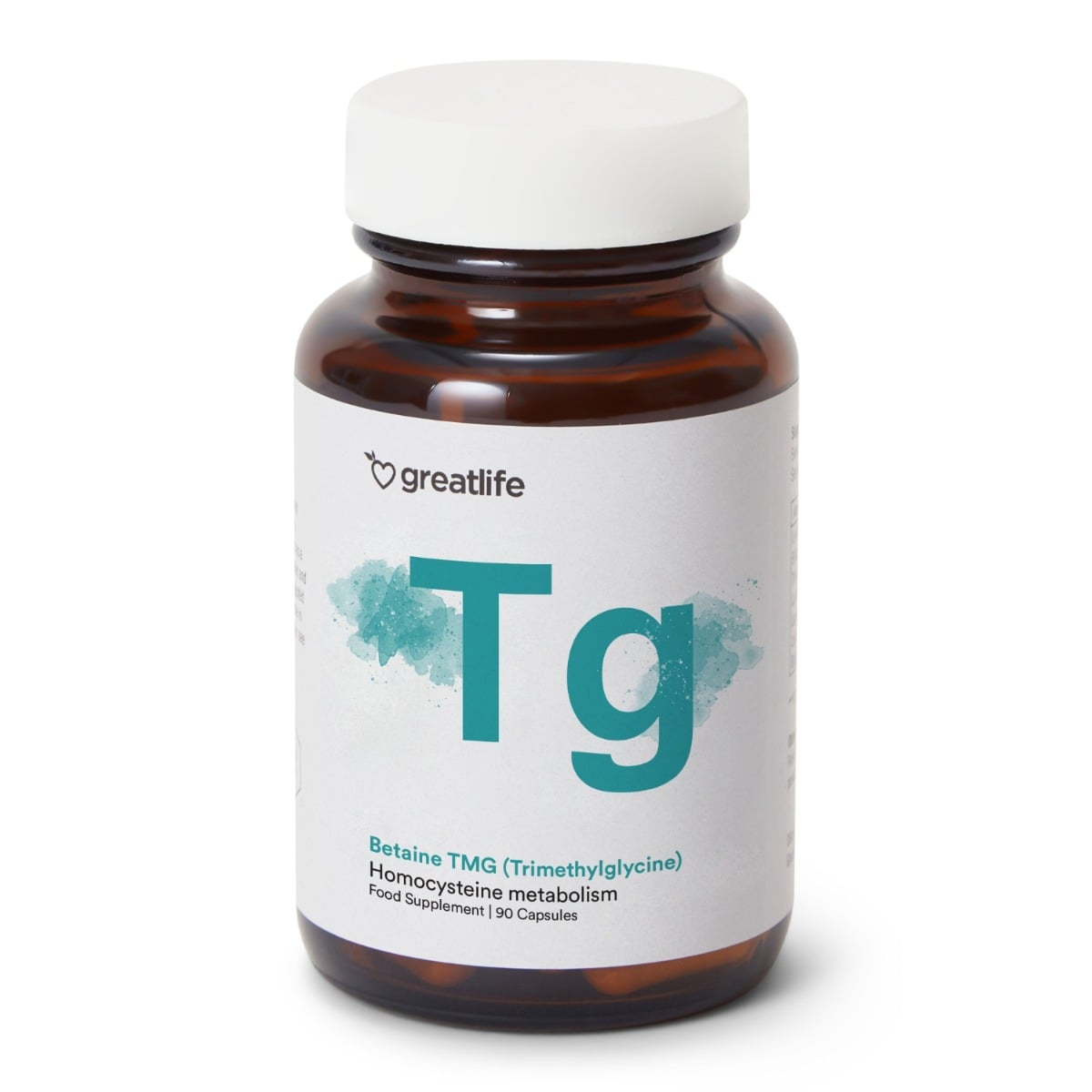 Greatlife TMG (Trimetylglycin) – 100% Betain 60 kapslar