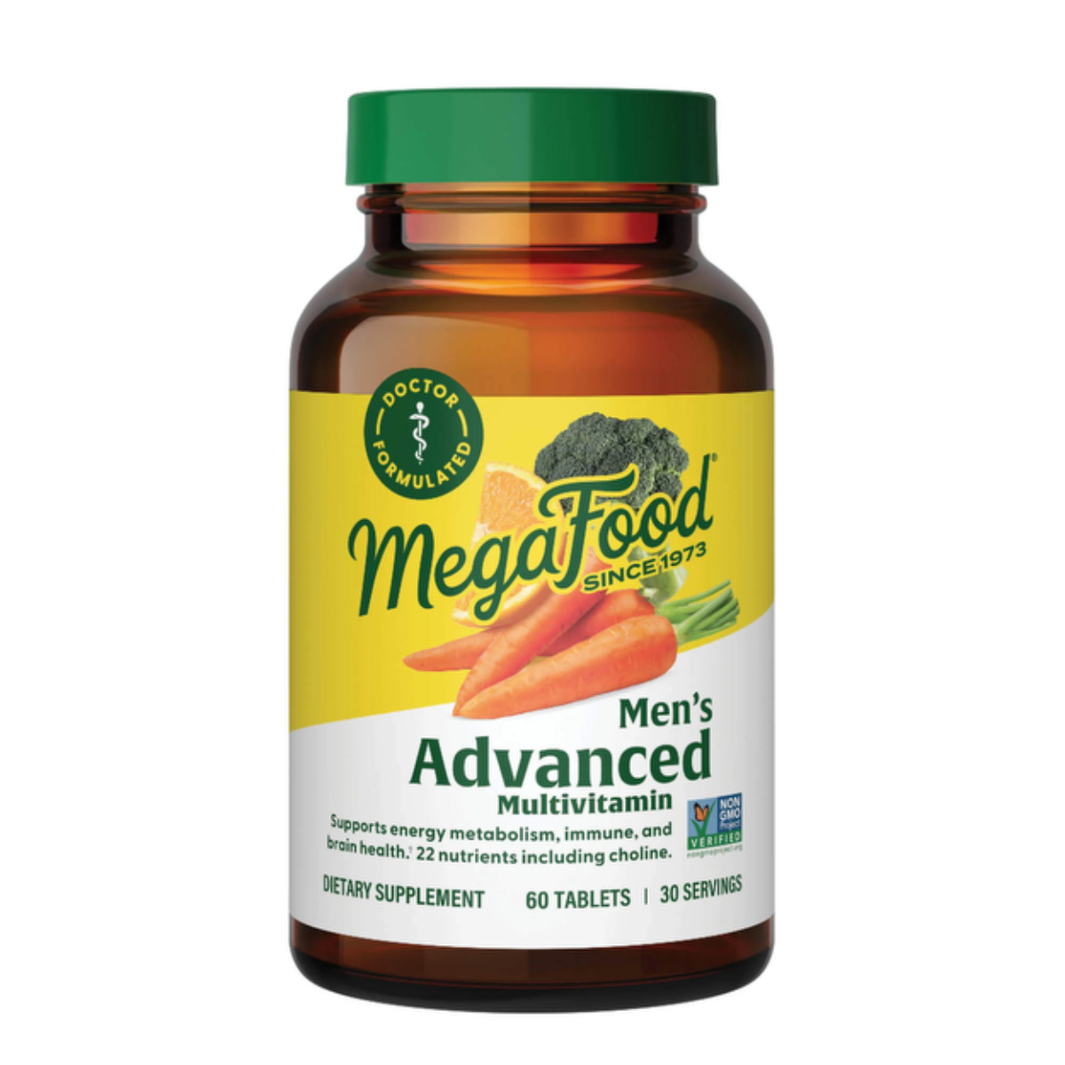 MegaFood Men"'s Advanced Multivitamin 60 tabletter