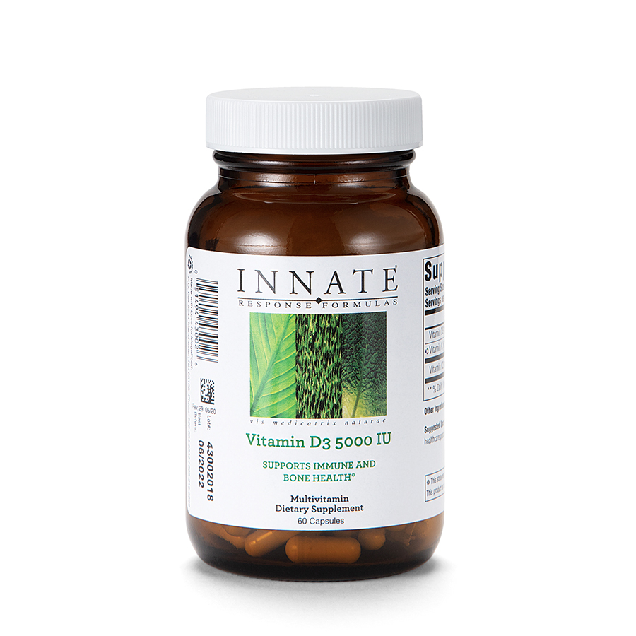 Innate Response Vitamin D3 5000 IU med K-vitamin 60 kapslar Innate Response Vitamin D3 5000 IU med K-vitamin 60 kapslar