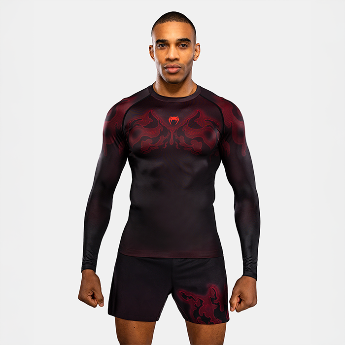 Venum Spectre Långärmad Rashguard Svart Röd