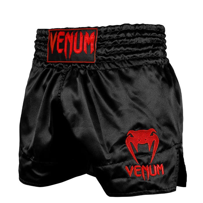 Classic Muay Thai Shorts Svart/Röd