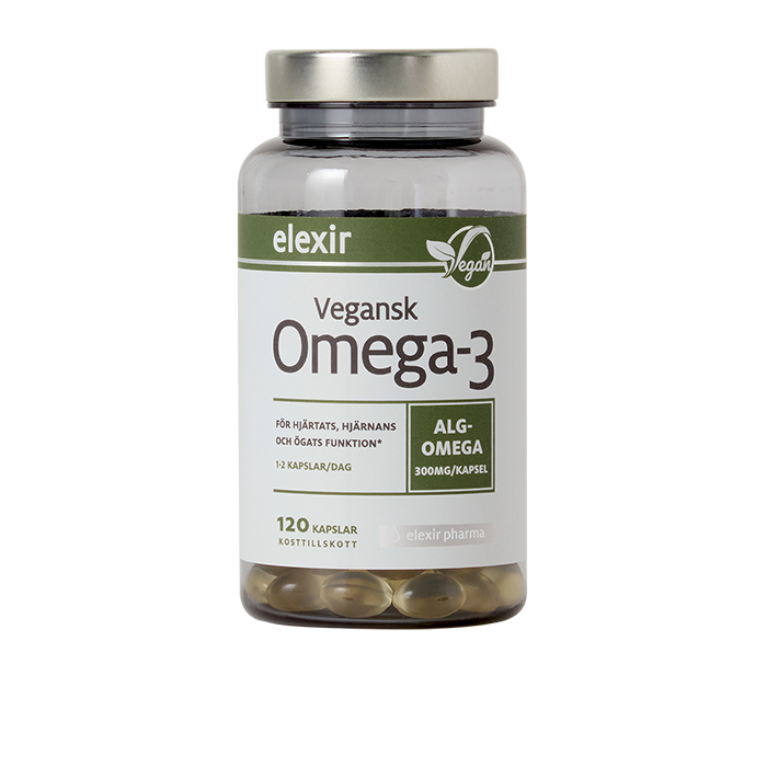 Vegansk Omega-3 120 kapslar