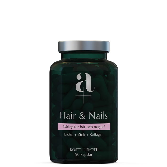 Hår & Naglar Biotin Zink Kollagen 90 kapslar Hår & Naglar Biotin Zink Kollagen 90 kapslar