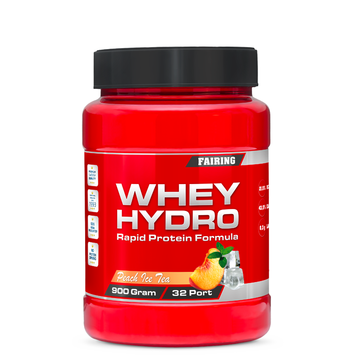 Whey Hydro Vassleprotein 900 g Peach Ice Tea