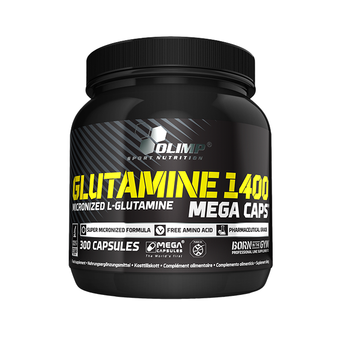 Glutamine Mega Caps 1400 300 kapslar