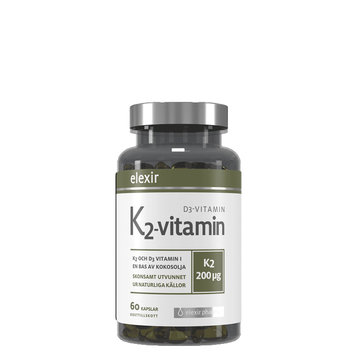 Vitamin K2+D3 200 mcg 60 kapslar Vitamin K2+D3 200 mcg 60 kapslar