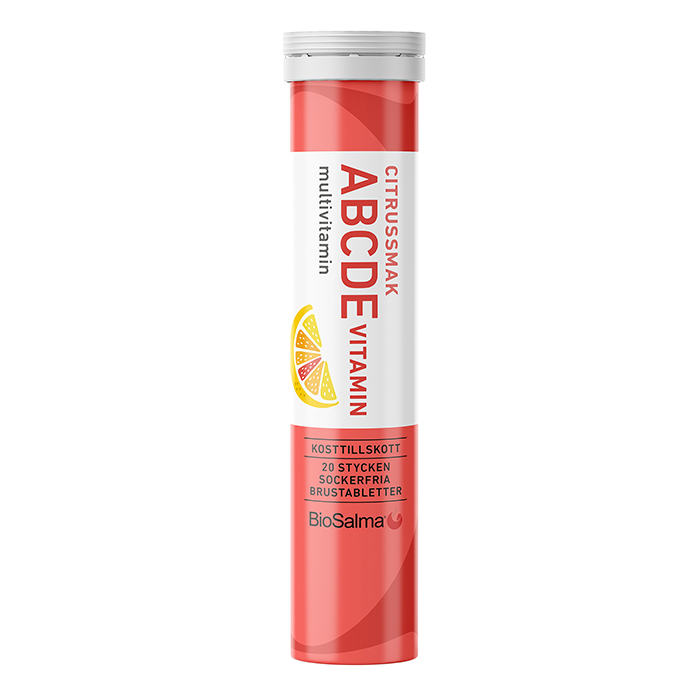 ABCDE-vitamin Citrus 20 brustabletter ABCDE-vitamin Citrus 20 brustabletter