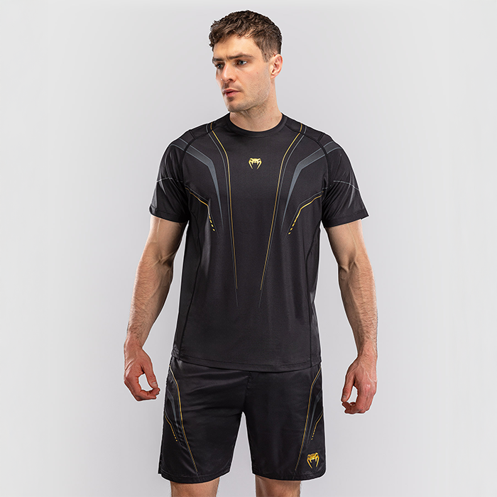 Venum Streamline Dry Tech T-shirt Svart Guld