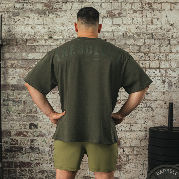 Resolve Oversized T-shirt Unisex Khaki