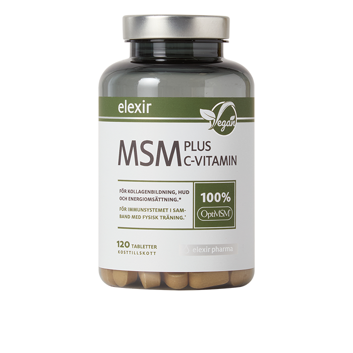 MSM + C Vitamin 120 tabletter