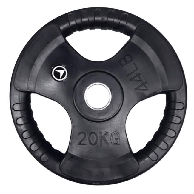 Viktskiva 20 kg, FitNord Tri-Grip
