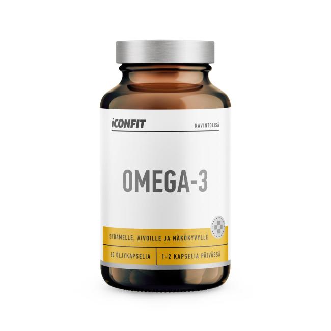 ICONFIT Omega 3 18/12 1000 mg, 60st — Omega-3-kapslar