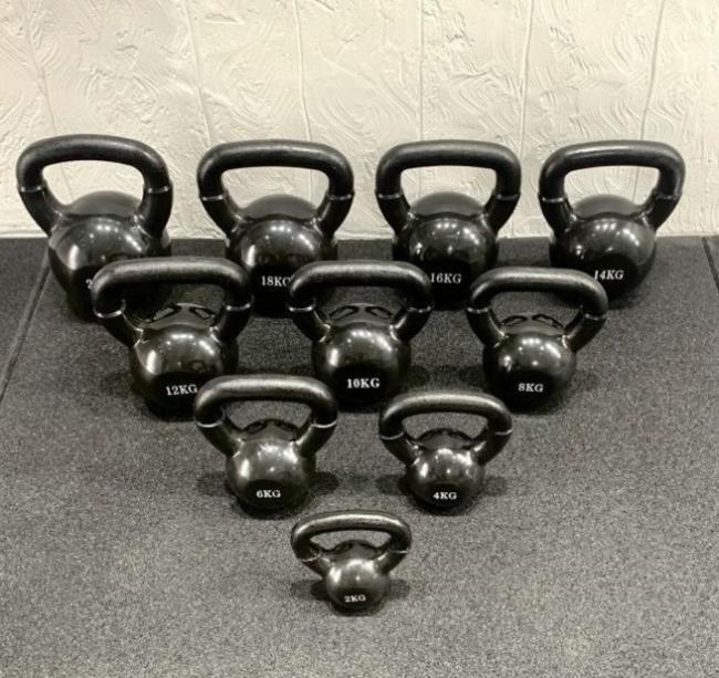 FitNord Vinylbelagd Kettlebell 24 kg