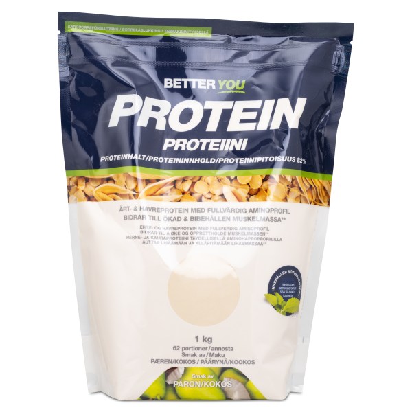 Better You Ärt & Havreprotein, Kokos/Päron, 1 kg
