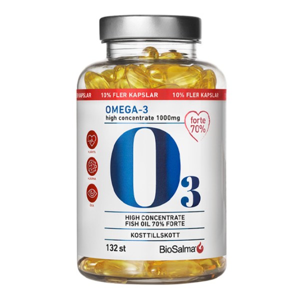 BioSalma Omega-3 Forte 70% 1000mg , 132 kaps