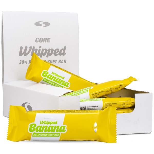 Core Whipped Protein Bar, Whipped Banana, 18-pack