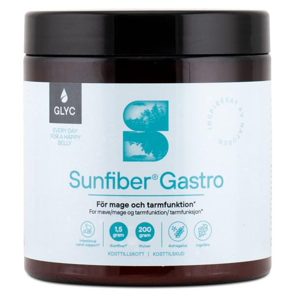 Glyc Sunfiber Gastro - Kort Datum, 200 g