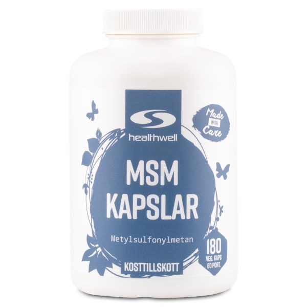 Healthwell MSM Kapslar, 180 kaps