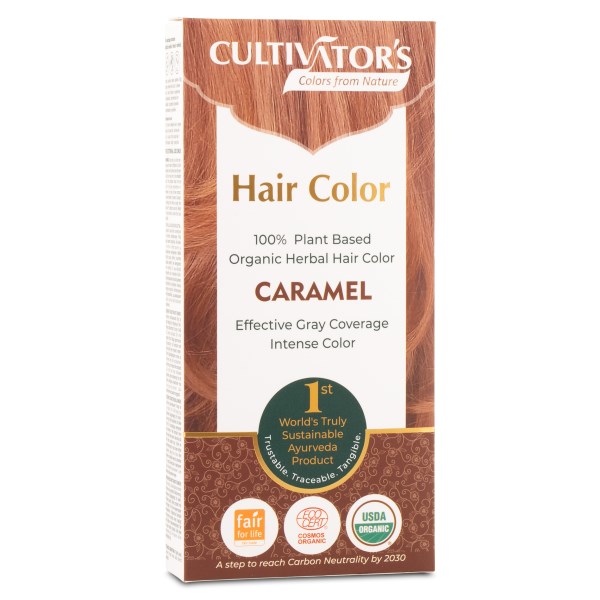 Miraz Organic Cultivators Hair Colors, 1 st, Caramel