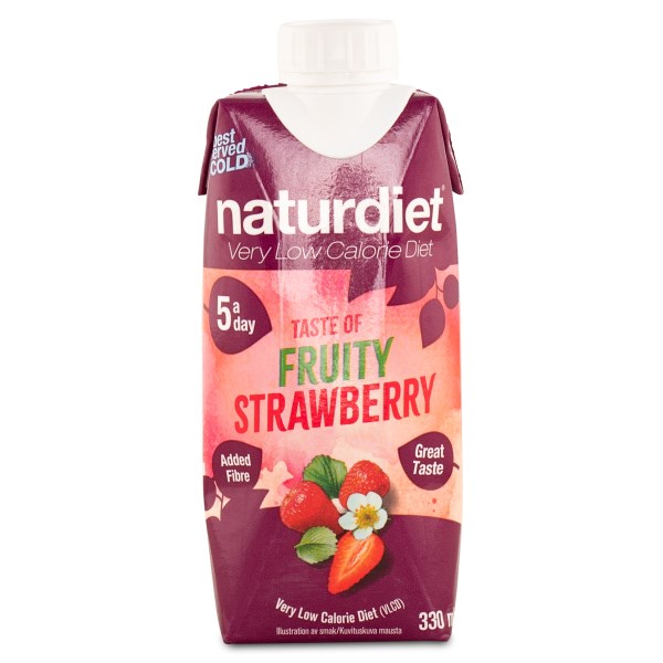 Naturdiet Shake, Jordgubb, 330 ml