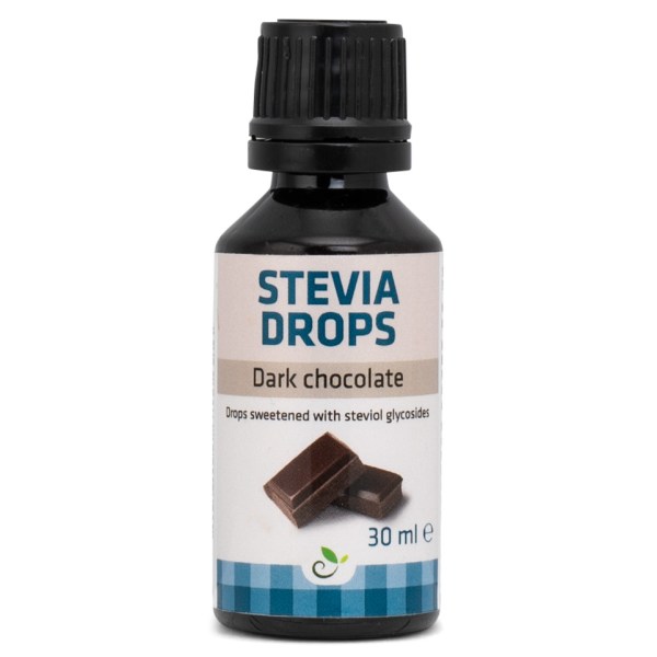 Sukrin Stevia Drops, Dark chocolate, 30 ml
