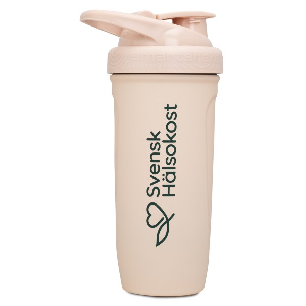 Svensk Hälsokost Steel Shaker, 900 ml, Sand