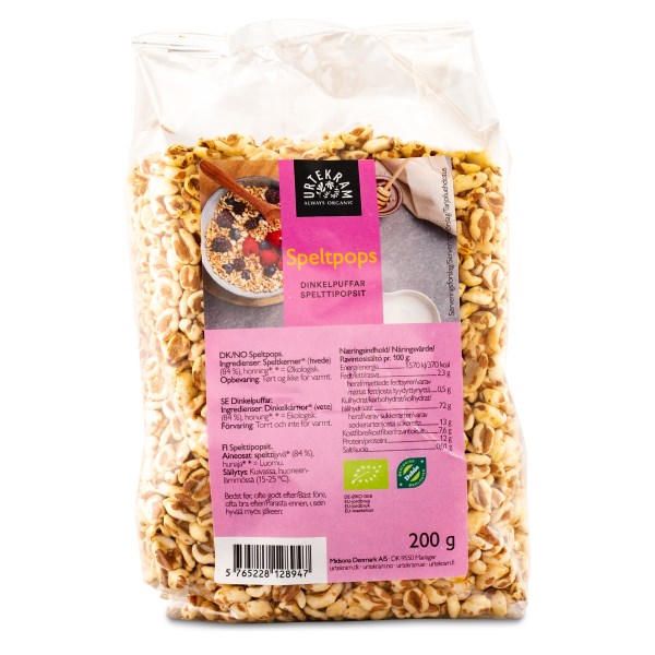 Urtekram Dinkelpuffar, 200 g