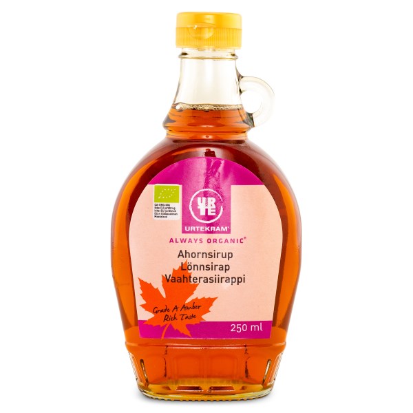Urtekram Lönnsirap EKO, 250 ml