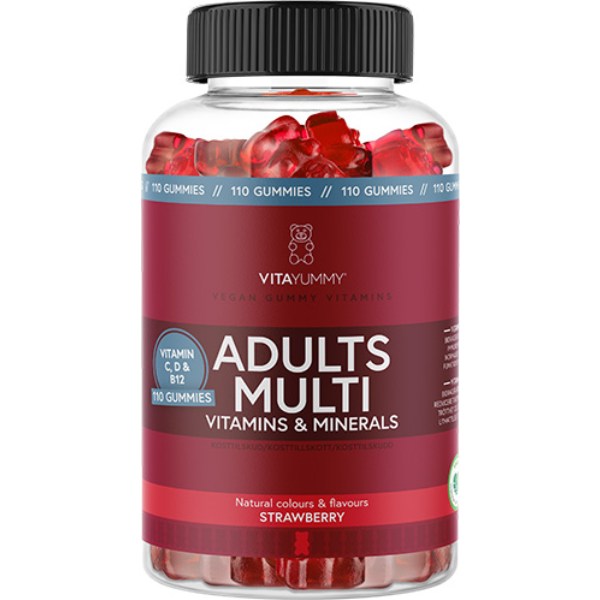 VitaYummy Adults Multi, Strawberry, 110 Gummies