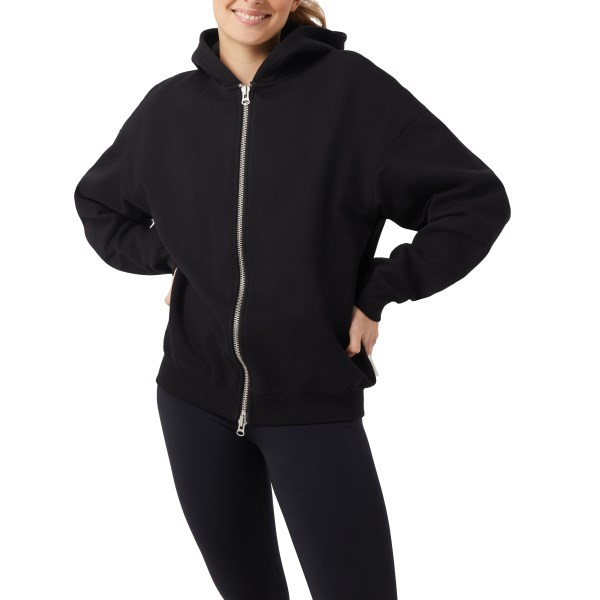 Björn Borg Studio Oversized Zip Hoodie, L, Black