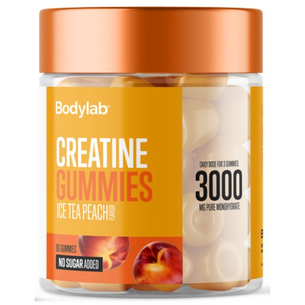 Bodylab Creatine Gummies, Ice Tea Peach, 90 Gummies