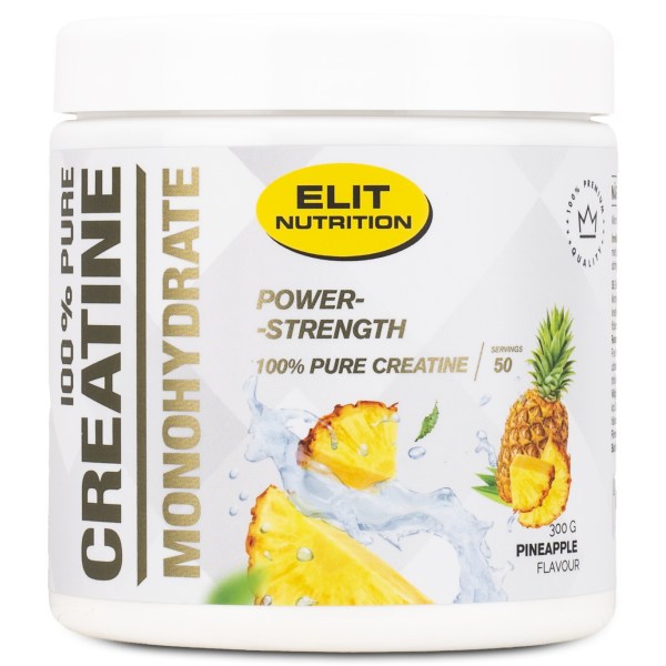 ELIT 100% Pure Creatine Monohydrate, Pineapple, 300 g ELIT 100% Pure Creatine Monohydrate, Pineapple, 300 g