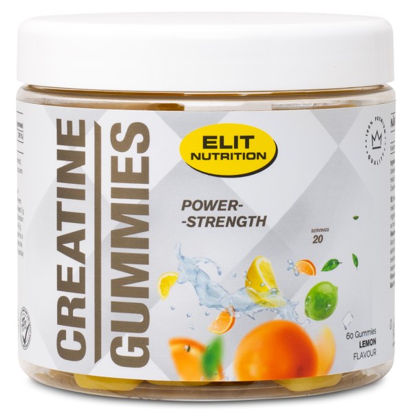 ELIT Creatine Gummies, Lemonade, 60 Gummies