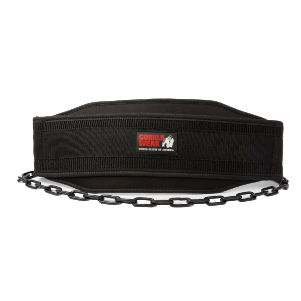 Gorilla Wear Nylon Dip Belt, Black Gorilla Wear Nylon Dip Belt, Black