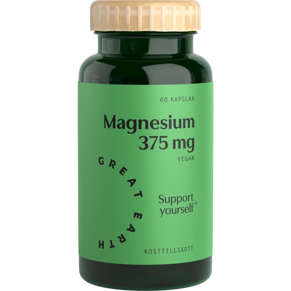 Great Earth Magnesium 375 mg, 60 kaps