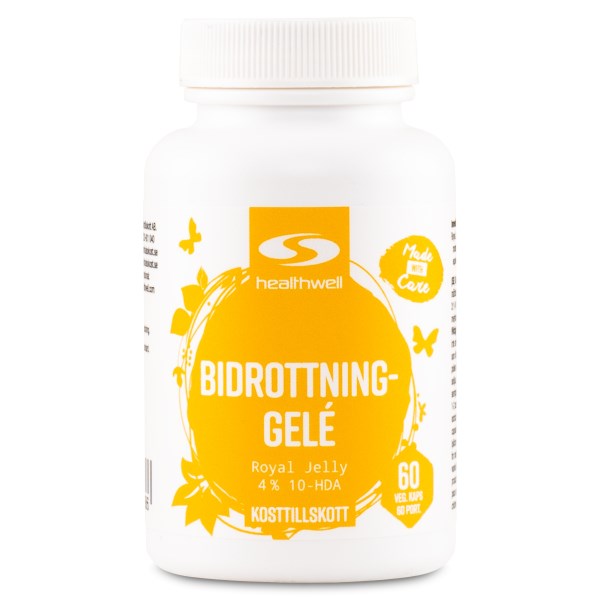 Healthwell Bidrottninggelé, 60 kaps