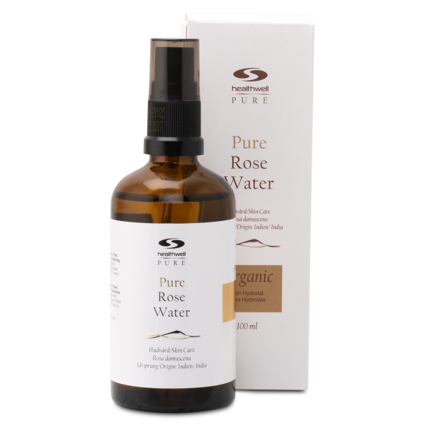 Healthwell PURE Rosenvatten EKO, 100 ml