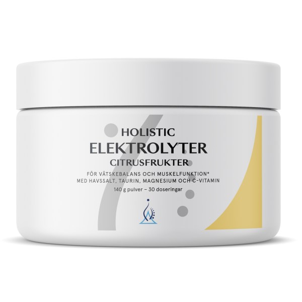 Holistic Elektrolyter, Citrusfrukter, 140 g