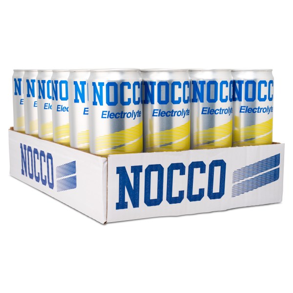 NOCCO Electrolyte, Lemon/Lime, 24-pack