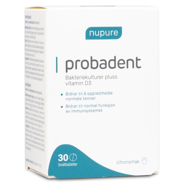 Nupure Probadent, 30 Sugtabletter